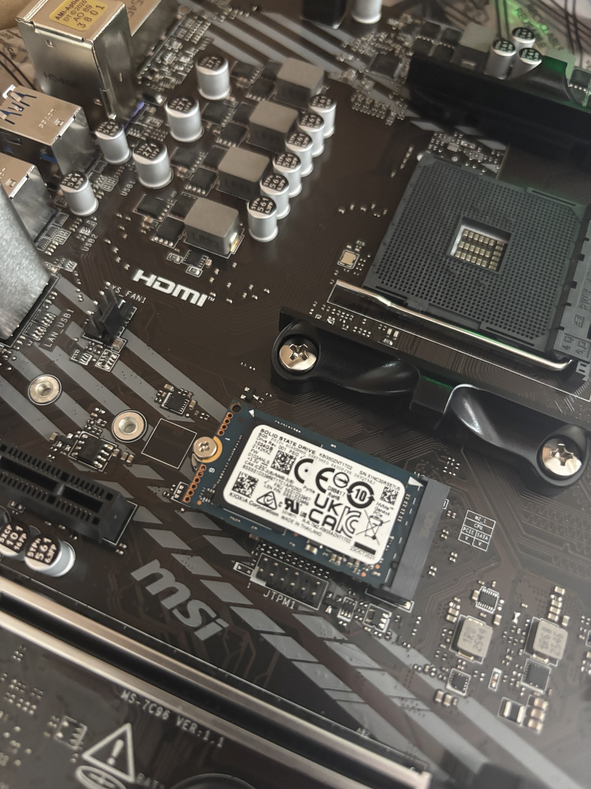 PC build finishing work