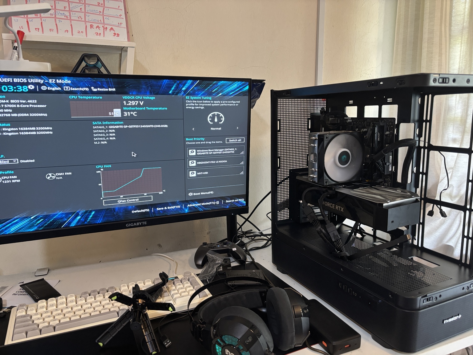 PC internal build work